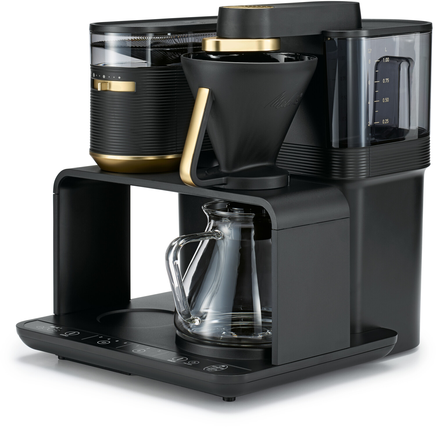 melitta-epos-schwarz-gold.jpg Melitta EPOS schwarz/gold – Bild 1