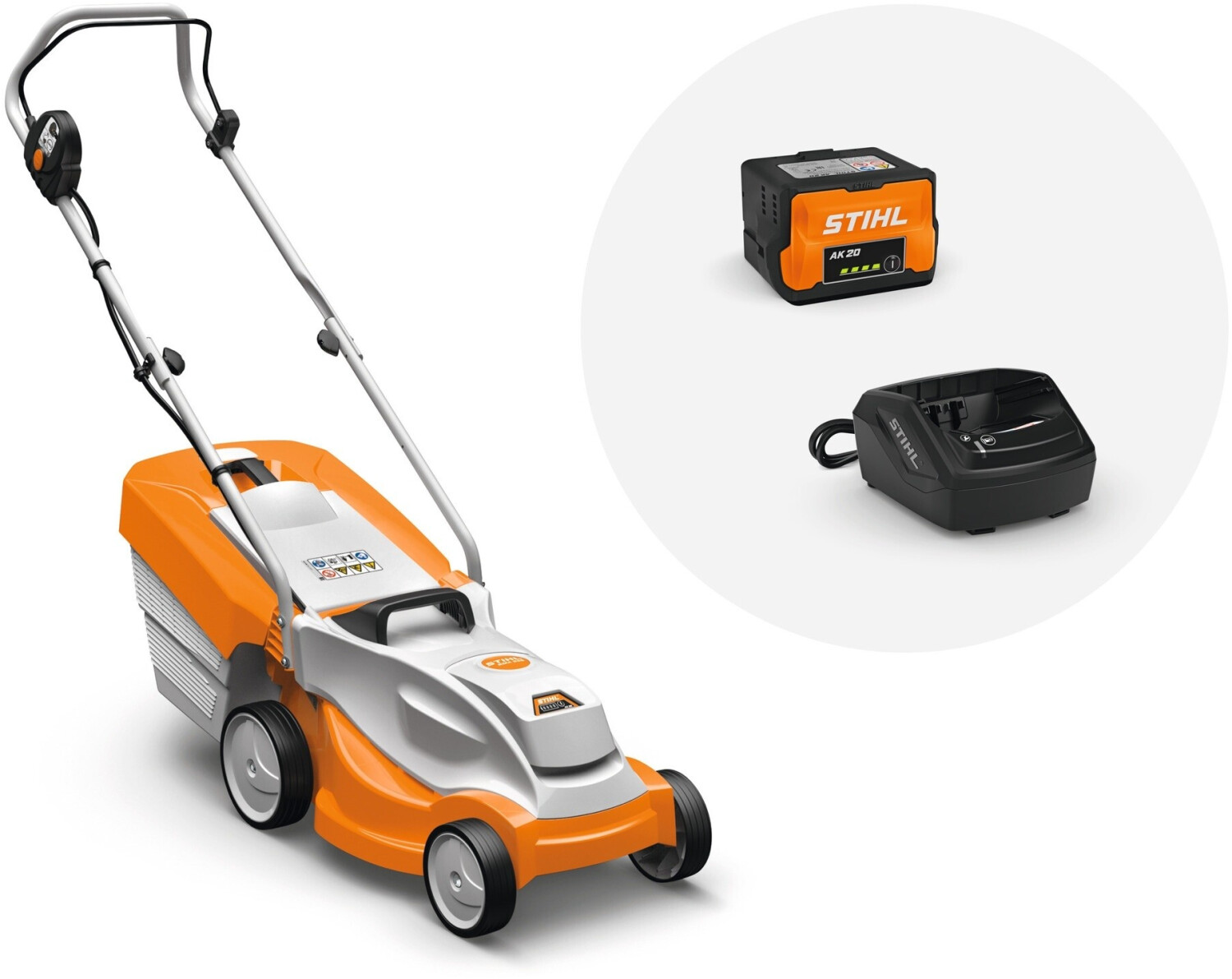 stihl-rma-235-mit-akku-ak-20-und-ladegeraet-al-101.jpg Stihl RMA 235 mit Akku AK 20 und Ladegerät AL 101 – Bild 1
